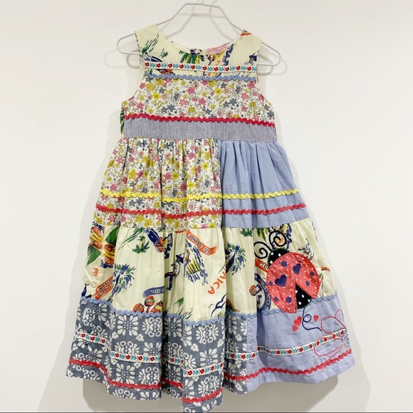 cutey couture Other - Cutey Couture cotton Jamaica ladybug dress sz 2/3T